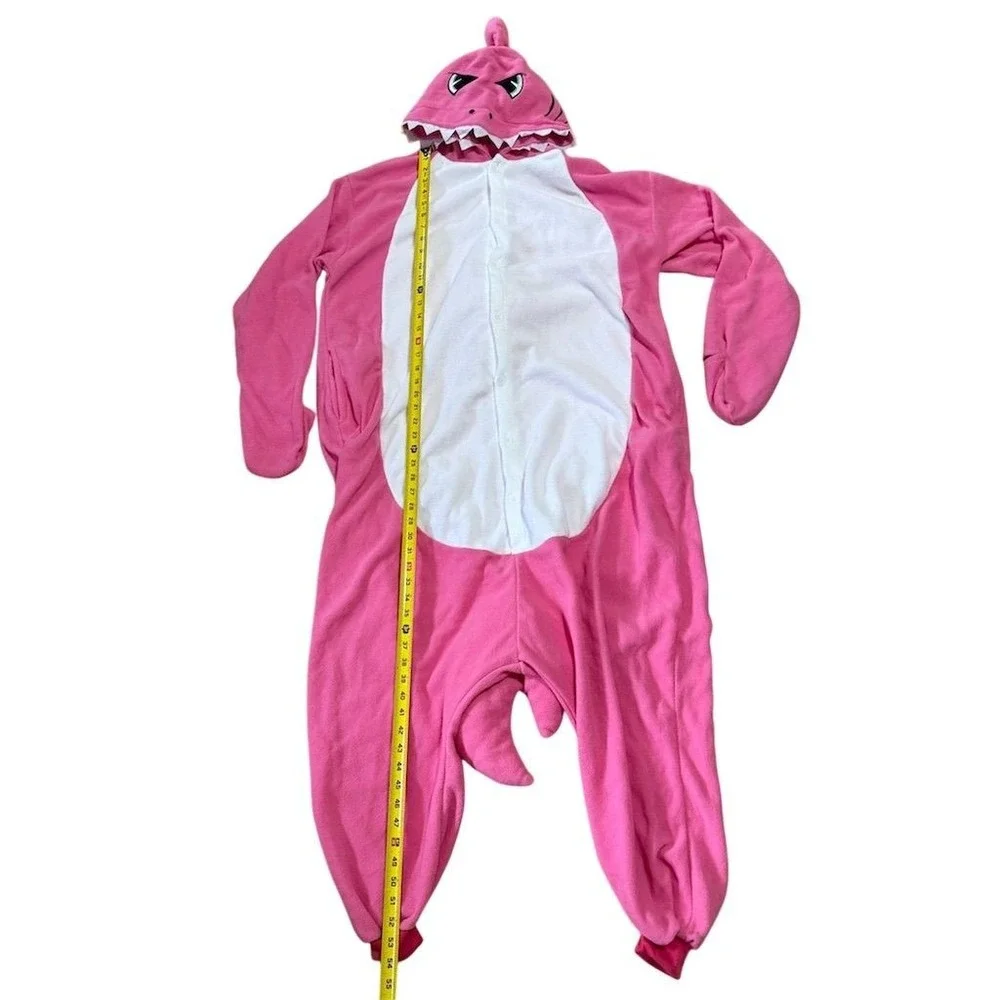 Momma Shark‎ Adult Costume with Hood Halloween cosplay Large flannel pajamas